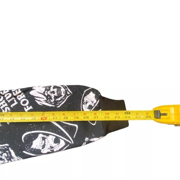 ALF Hoodie Sweatshirt Adult L Black AOP Pullover Hoodie Goth - Picture 4 of 6